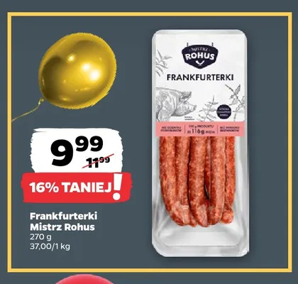 Frankfurterki Mistrz rohus promocja w Netto