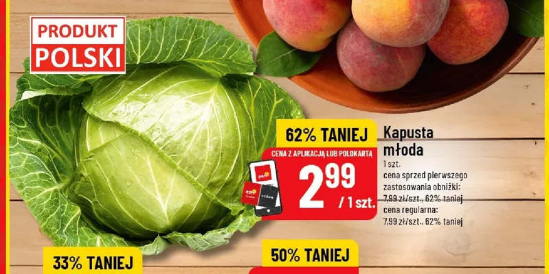 Kapusta młoda polska promocja w POLOmarket