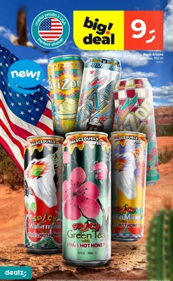Napój AriZona Iced Tea with Raspberry Flavor promocja w Dealz
