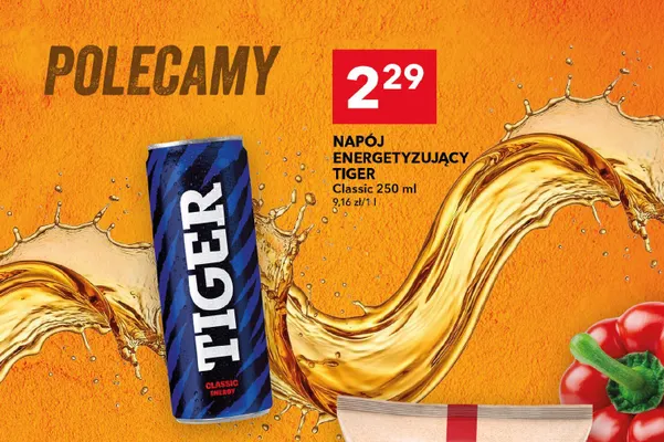 Napój energetyzujący Tiger Classic promocja w LEWIATAN