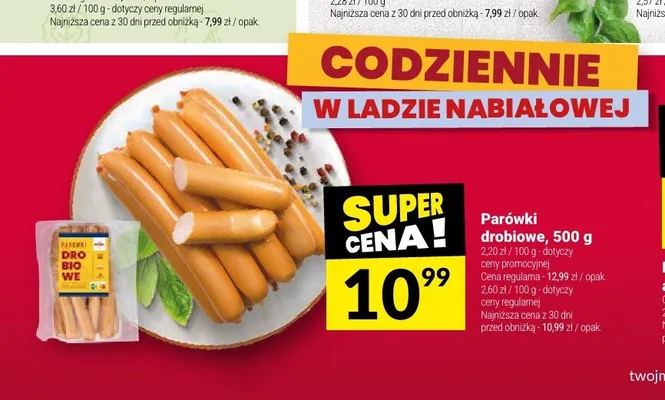 Parówki drobiowe promocja w Twój Market