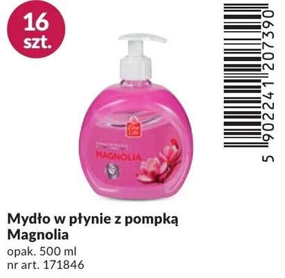 Mydło w płynie z pompką Magnolia promocja w Makro