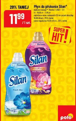 Płyn do płukania Silan różne rodzaje promocja w POLOmarket