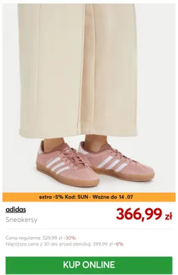 Sneakersy Adidas Gazelle promocja w eobuwie.pl