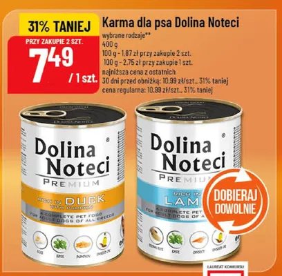 Karma dla psa Premium promocja w POLOmarket