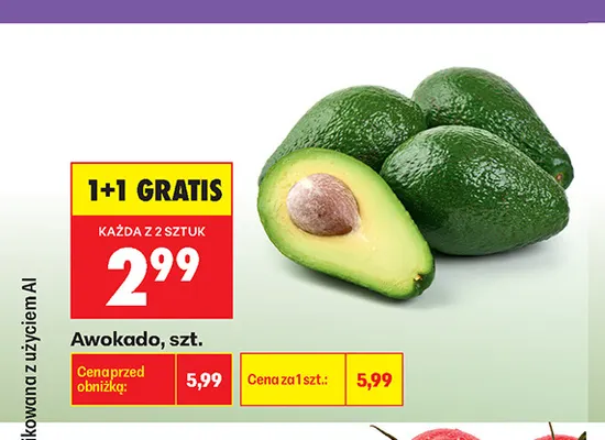 Awokado promocja w Biedronka