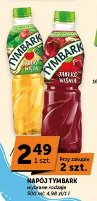 Napój Tymbark Jabłko Mięta promocja w Groszek