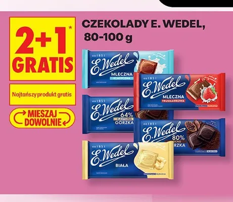 Czekolada mleczna truskawkowa Czekolateria promocja w Biedronka