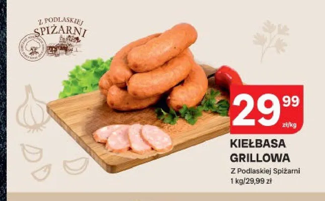 Kiełbasa grillowa Z Podlaskiej Spiżarni promocja w Chorten