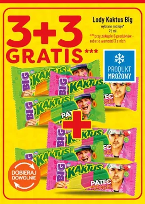 Lody Kaktus Big promocja w POLOmarket