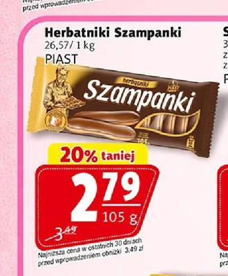 Herbatniki Szampanki Piast promocja w Prim Market
