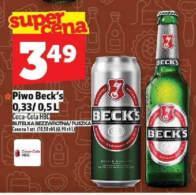 Piwo Beck's promocja w TOPAZ