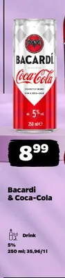 Drink Bacardi & Coca-Cola promocja w Netto