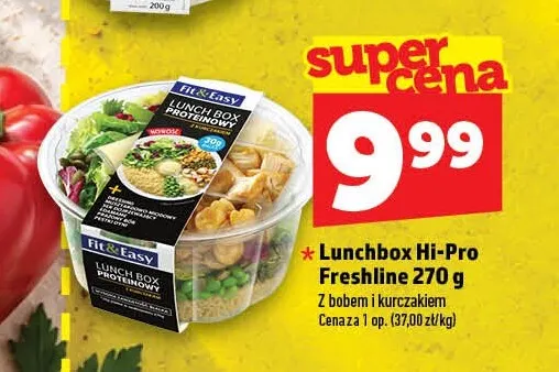 Lunchbox Hi-Pro z bobem i kurczakiem Freshline promocja w TOPAZ