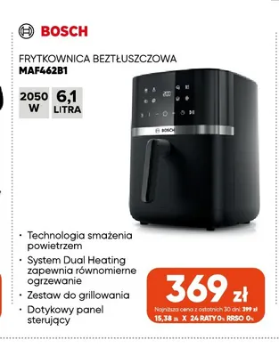 Frytownica beztłuszczowa MAF462B1 Bosch promocja w Max Elektro
