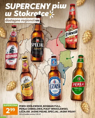 Piwo Leżajsk Jasne Pełne promocja w Stokrotka