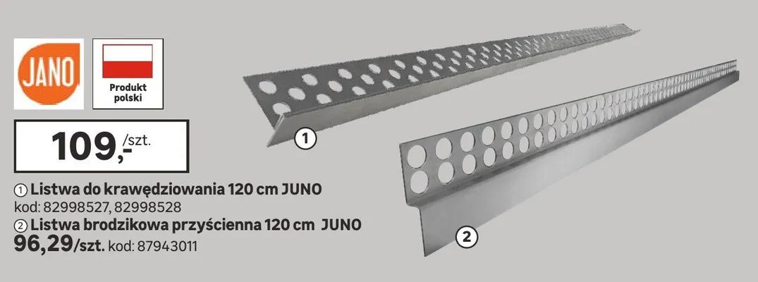 Listwa brodzikowa przyścienna 120cm promocja w Leroy Merlin