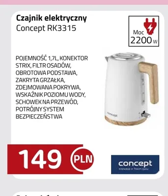 Czajnik elektryczny Concept RK3315 promocja w kakto.pl