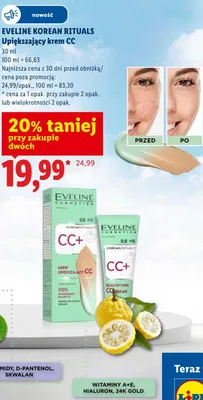 Upiększający krem CC Eveline Cosmetics Korean Rituals promocja w Lidl