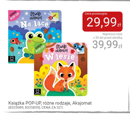 Książka POP-UP Aksjomat promocja w Smyk