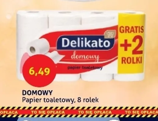Papier toaletowy Domowy Delikato promocja w Blue Stop