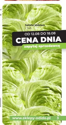 Sałata lodowa promocja w Odido