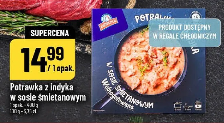 Potrawka z indyka w sosie śmietanowym promocja w POLOmarket
