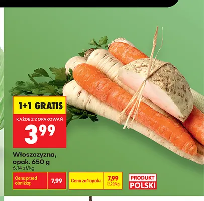 Włoszczyzna promocja w Biedronka