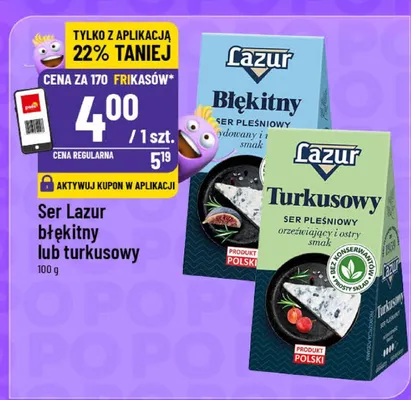Ser pleśniowy Lazur Turkusowy promocja w POLOmarket