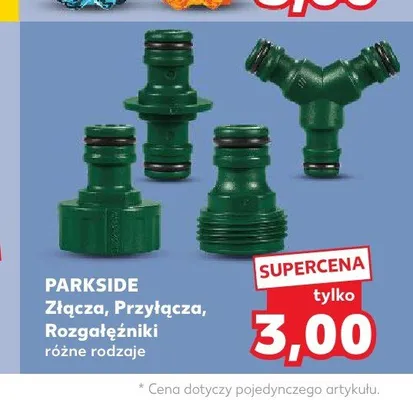 Przyłącza ogrodowe Parkside promocja w Kaufland