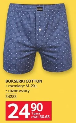 Bokserki Cotton promocja w Selgros