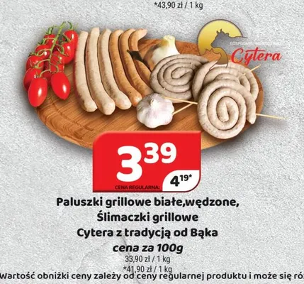 Paluszki grillowe wędzone Cytera promocja w Delfin