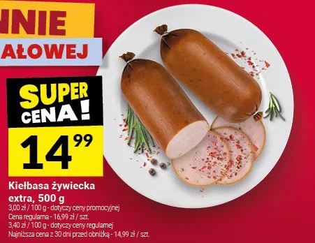 Kiełbasa żywiecka extra promocja w Twój Market