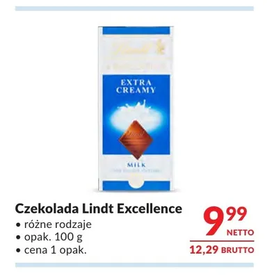 Czekolada Lindt Excellence promocja w Makro