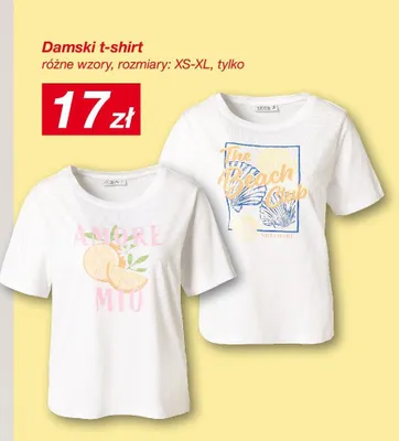 T-shirt damski różne wzory promocja w KiK