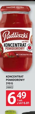 Koncentrat pomidorowy Pudliszki promocja w Selgros