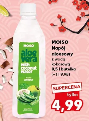 Napój aloesowy z wodą kokosową promocja w Kaufland