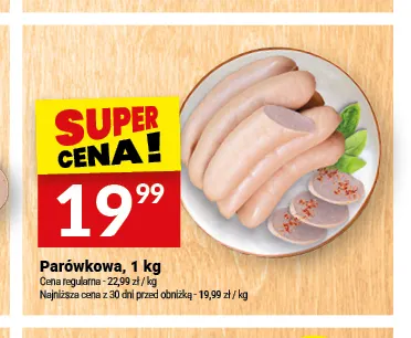 Kiełbasa parówkowa Białecki Wędzarnia promocja w Twój Market