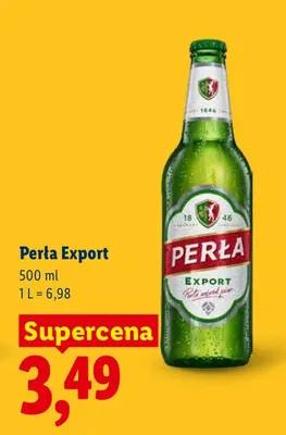 Piwo Perła Export promocja w Lidl
