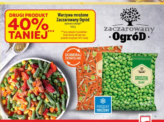 Mieszanka warzywna mrożona Zaczarowany Ogród promocja w POLOmarket
