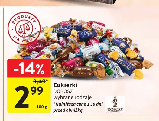 Cukierki Dobosz promocja w Intermarche