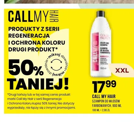 Szampon do włosów farbowanych Call My Hair promocja w Drogerie Natura