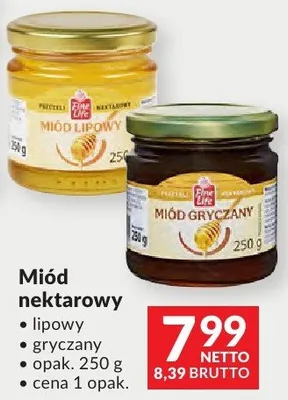 Miód nektarowy lipowy gryczany promocja w Makro