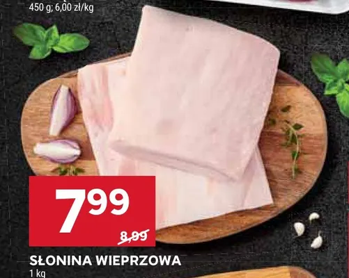 Słonina wieprzowa promocja w Stokrotka