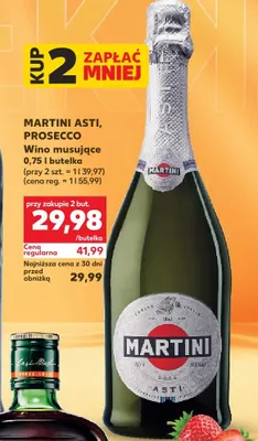 Wino musujące Martini Asti promocja w Kaufland