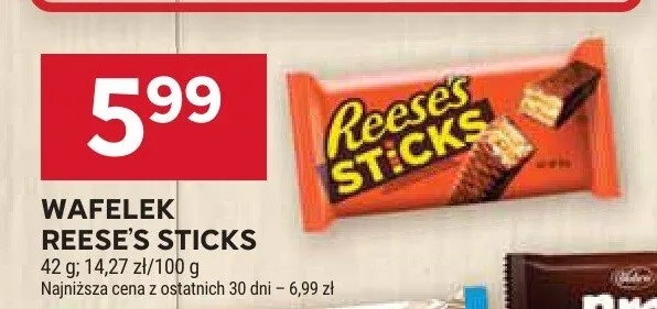 Wafelek Reese's Sticks promocja w Stokrotka