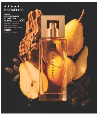 Woda perfumowana Attraction dla Niej Avon promocja w AVON
