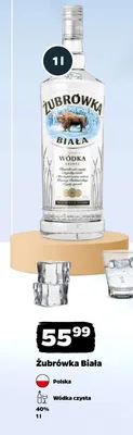 Wódka Żubrówka Biała promocja w Netto
