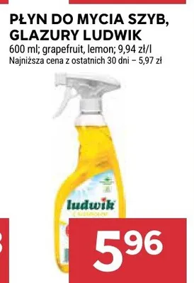 Płyn do mycia szyb, glazury Ludwik promocja w Stokrotka