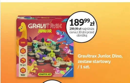 Zestaw startowy Gravitrax Junior Dino promocja w Empik